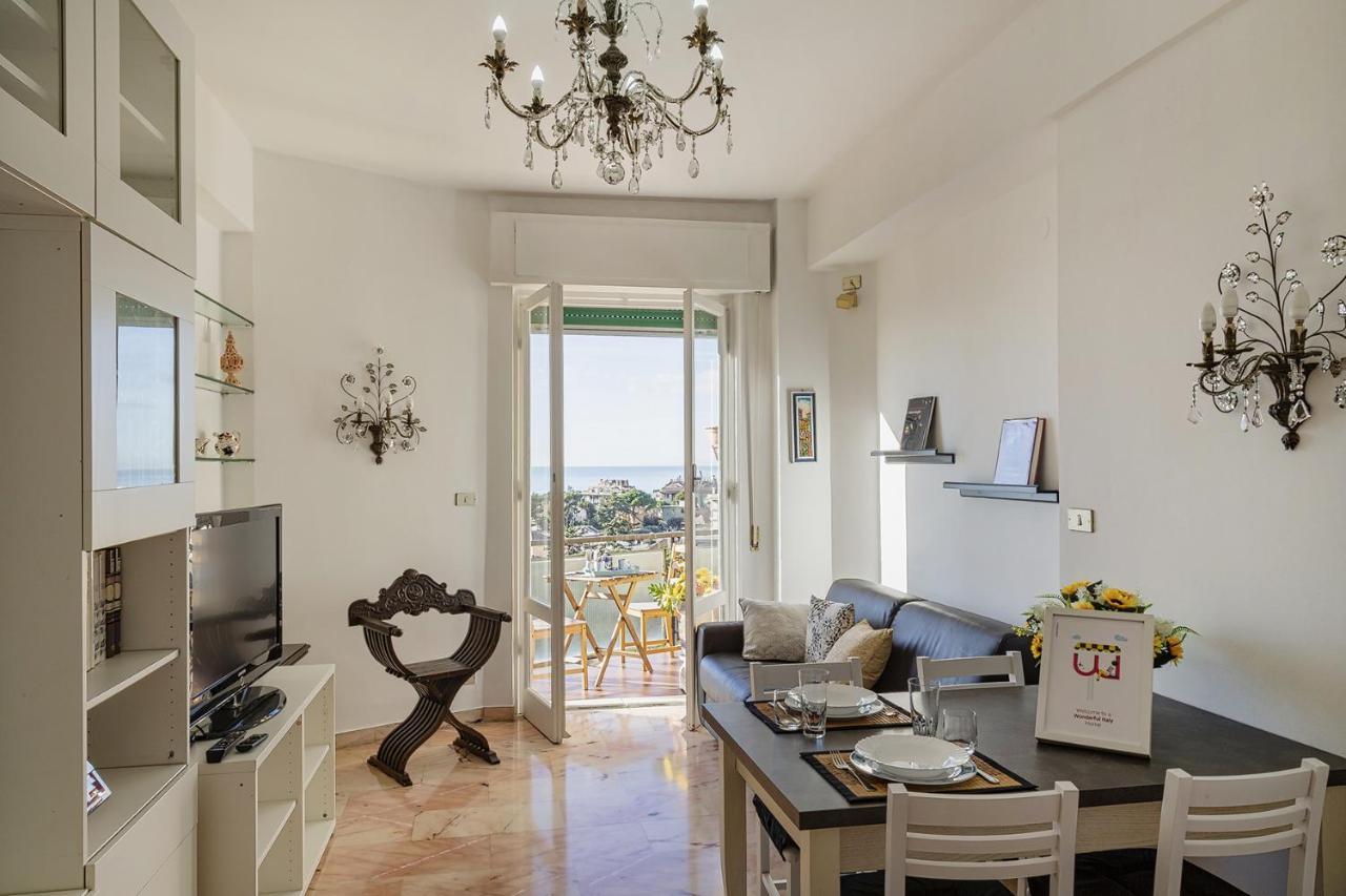 Homey Seaview Apartment By Wonderful Italy Genua Exterior foto